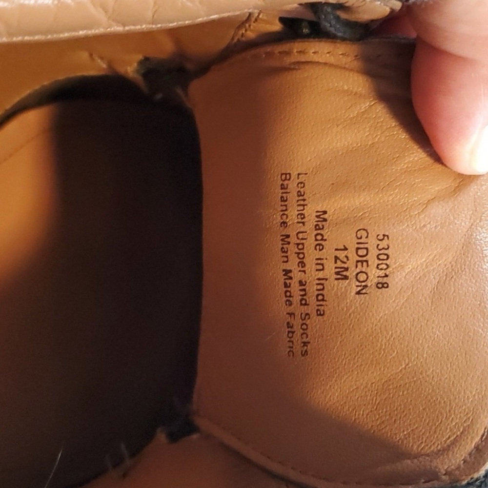 Men’s size 12 black dress shoes worn few time - Picture 3 of 4